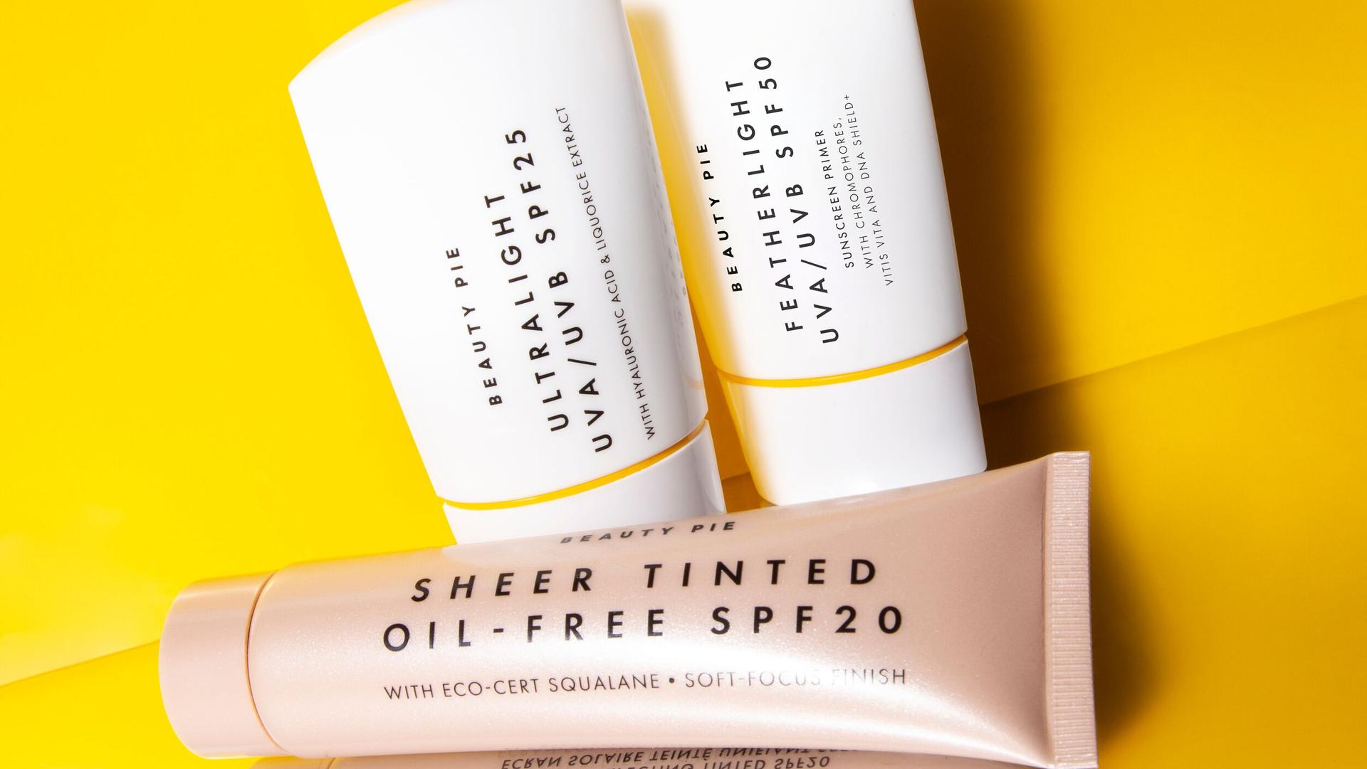 SPF50 Products by BEAUTY PIE