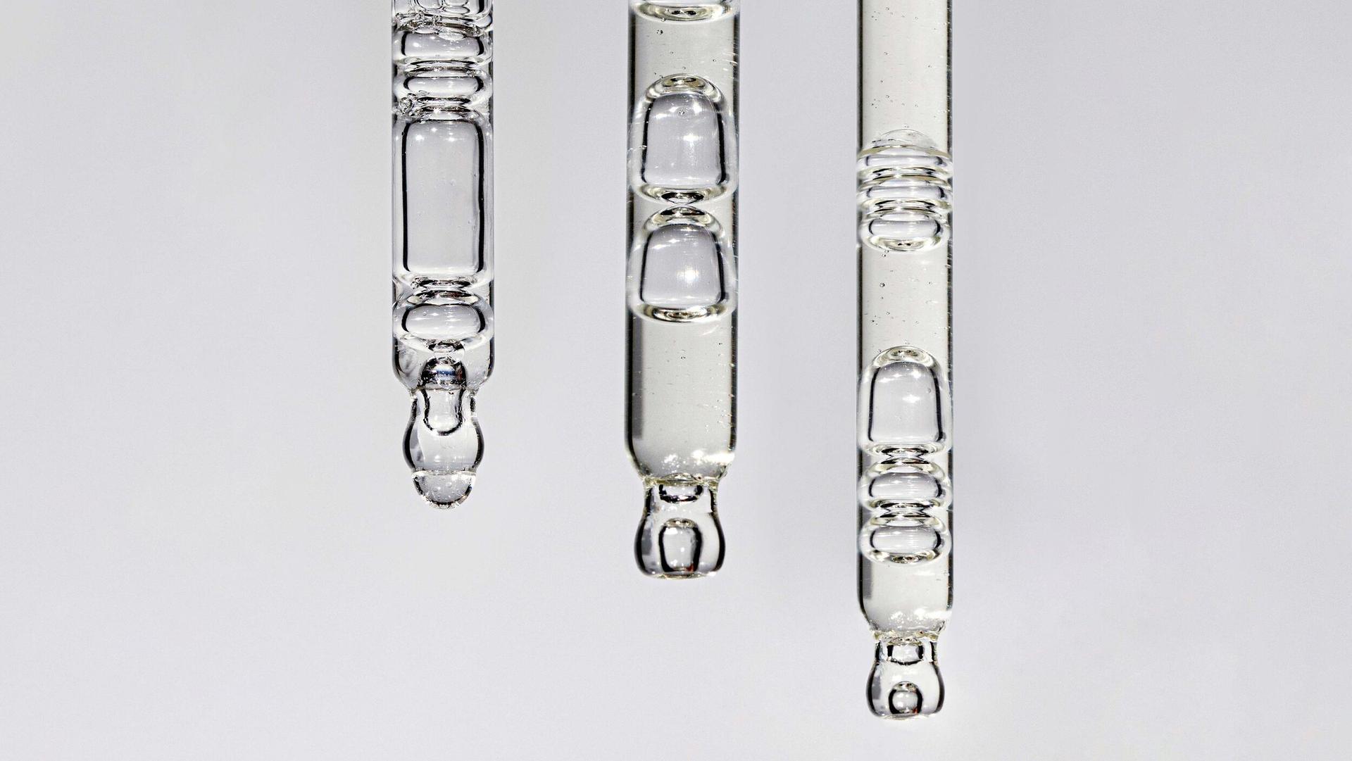 Image of three pipettes
