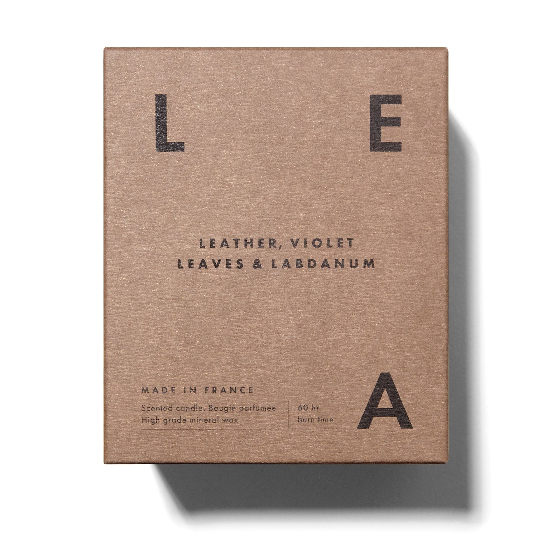 Leather, Violet Leaves & Labdanum Candle