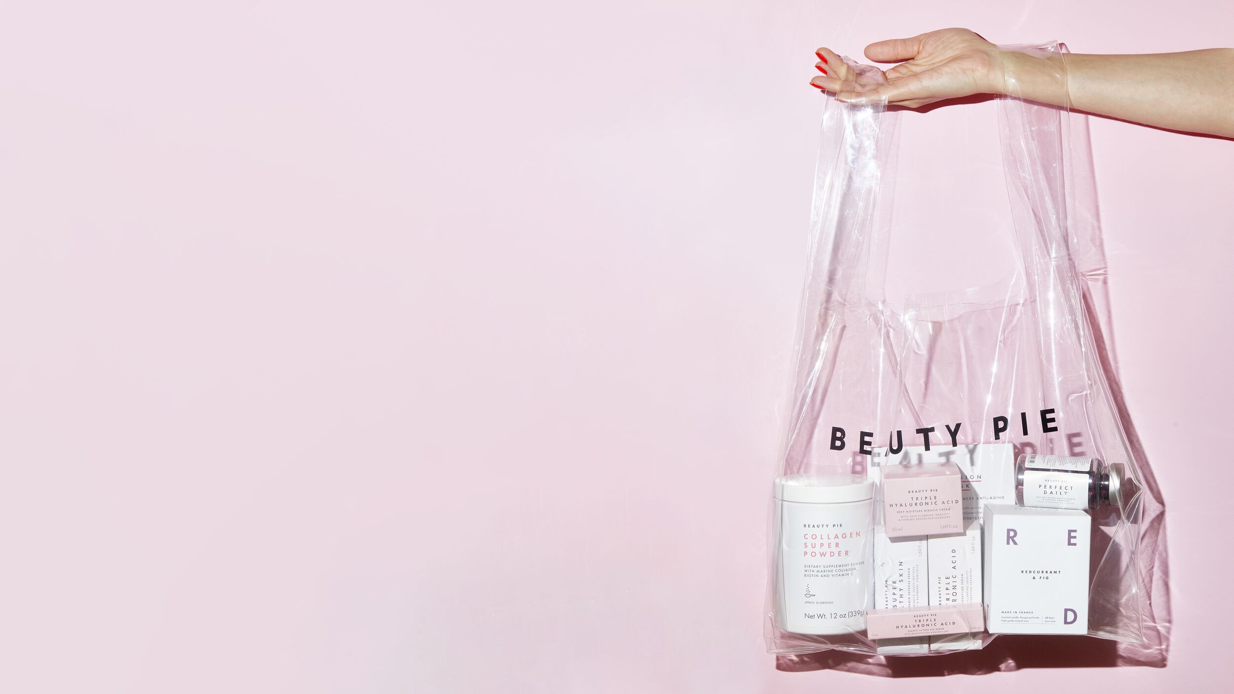 transparent-bag-hero Transparent BEAUTY PIE Bag