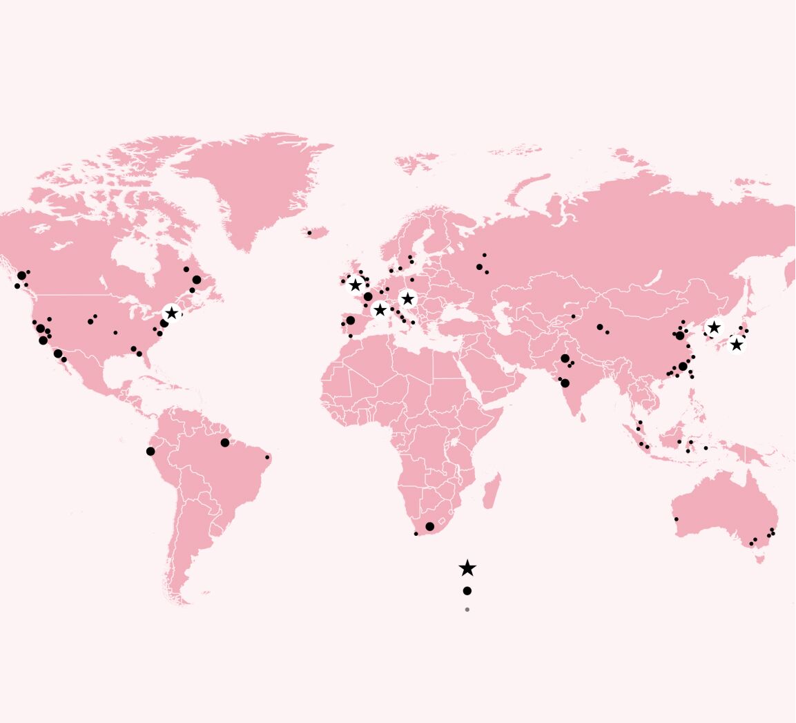 Beauty Pie World Map Beauty Pie World Map