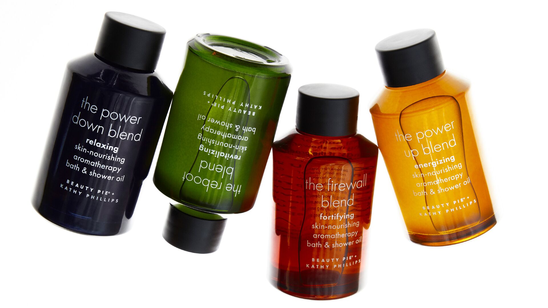 kathy-phillips-blends-upsidedown.jpg A more creative product shot of Kathy Phillips' blends