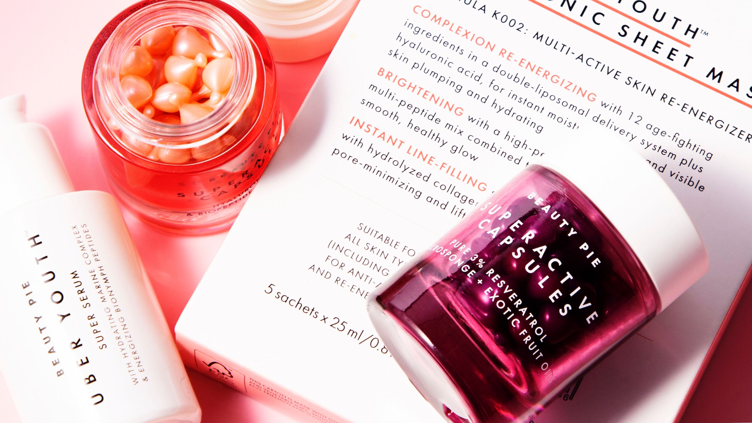 skincare-group-shot-uber-youth-capsules Beauty Pie best skincare group shot uber youth and capsules