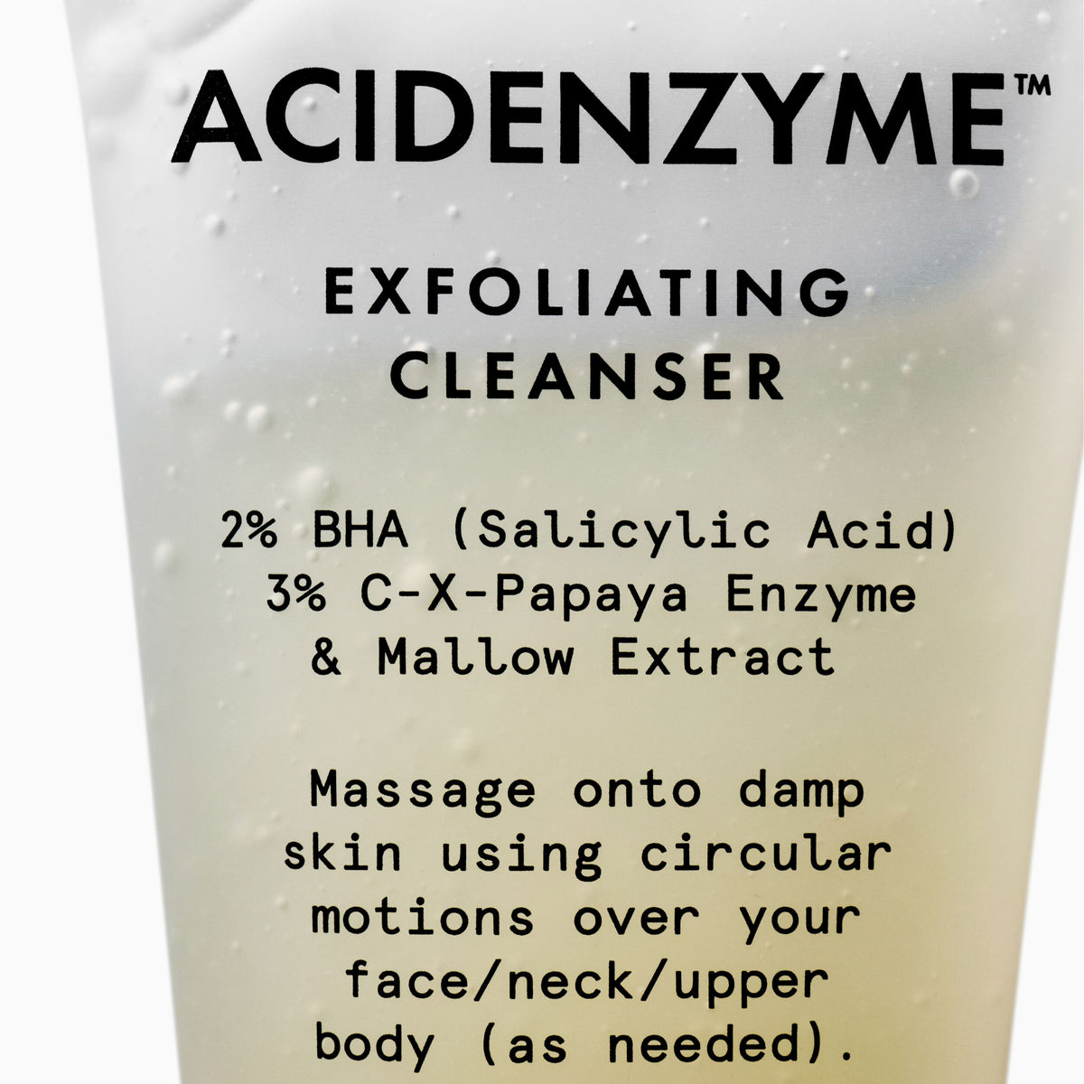 AcidEnzyme Exfoliating Face & Body Cleanser