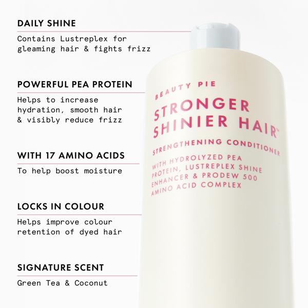 Stronger Shinier Hair Strengthening Shampoo & Conditioner Duo for Thin, Brittle & Damaged Hair