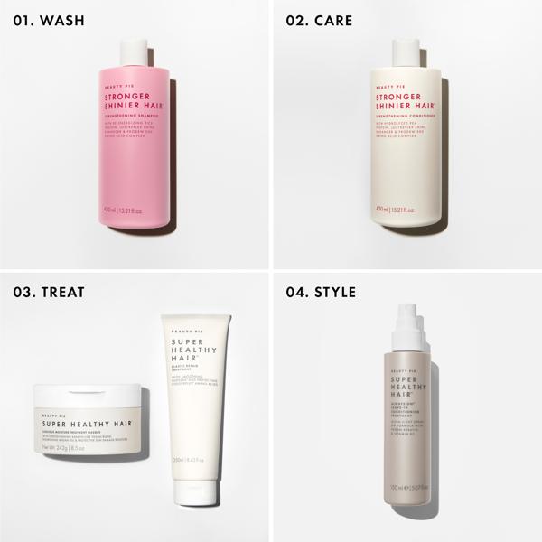 Stronger Shinier Hair Strengthening Shampoo & Conditioner Duo for Thin, Brittle & Damaged Hair
