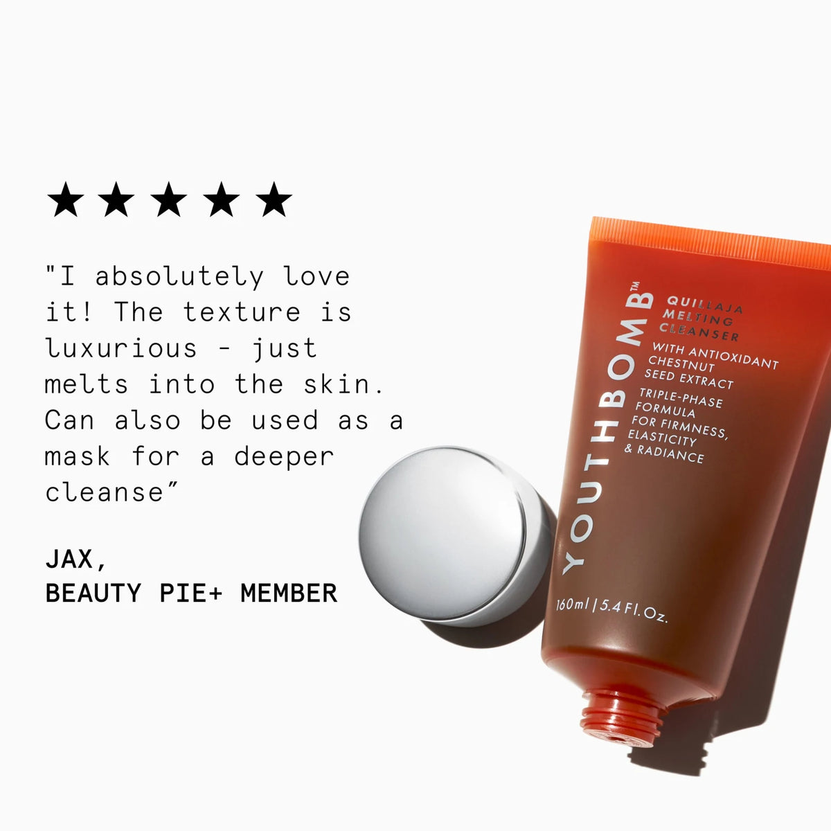 Youthbomb™ Quillaja Melting Cleanser