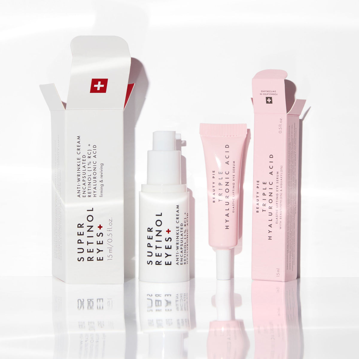Power Duos Super Elastic Anti Aging A.M P.M. Eye Duo